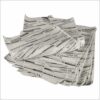 Food wrapping paper 35x25 cm (width x length) in sheets & fat resistant, design News, white greaseproof paper 50 gsm, 5 kg/pack ca 1000 sheets