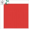 Napkins 40x40 cm 1/4 fold, 2-ply red paper tissue FSC® certified, 50 pcs/pack