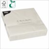 Napkins 40x40 cm 1/4 fold, 2-ply white paper tissue FSC® certified, 50 pcs/pack