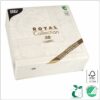 Napkins 40x40 cm 1/4 fold, design White Ornaments ´´Royal collection´´, 3-ply premium quality paper tissue FSC® certified, 50 pcs/pack